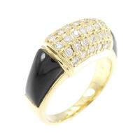 K18YG オニキス リング