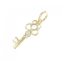 K18YG キー ムーンストーン ペンダント