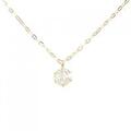 K18YG ソリティア ダイヤモンド ネックレス 0.3CT