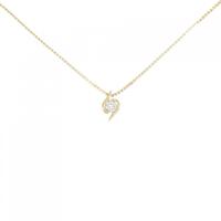 K18YG ダイヤモンド ネックレス 0.07CT