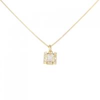 K18YG ダイヤモンド ネックレス 0.33CT