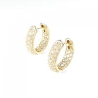K18YG ダイヤモンド ピアス 1.02CT