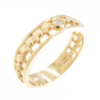 K18YG ダイヤモンド リング