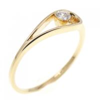 K18YG ダイヤモンド リング 0.02CT