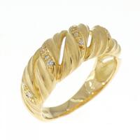 K18YG ダイヤモンド リング 0.06CT
