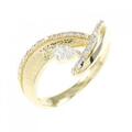K18YG ダイヤモンド リング 0.08CT