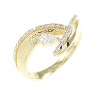 K18YG ダイヤモンド リング 0.08CT