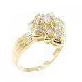 K18YG ダイヤモンド リング 0.29CT