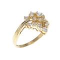 K18YG ダイヤモンド リング 0.30CT