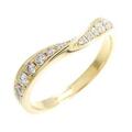 K18YG ダイヤモンド リング 0.35CT