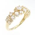 K18YG ダイヤモンド リング 0.85CT