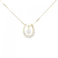 K18YG ダイヤモンドネックレス 0.236ct G SI2 F