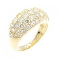 K18YG パヴェ ダイヤモンド リング 2.00CT