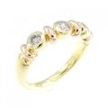 K18YG/K18PG ダイヤモンド リング 0.28CT