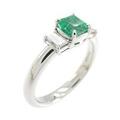 PT エメラルド リング 0.54CT