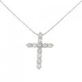 PT クロス ダイヤモンド ネックレス 1.00CT