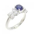 PT サファイヤ リング 0.65CT