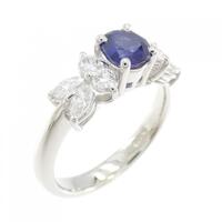 PT サファイヤ リング 0.65CT