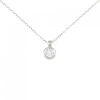 PT ソリティア ダイヤモンド ネックレス 0.29CT