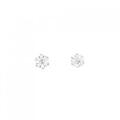 PT ソリティア ダイヤモンド ピアス 0.50CT
