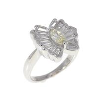 PT バタフライ ダイヤモンド リング 0.29CT