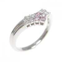 PT ピンクダイヤモンド リング 0.08CT