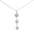PT フラワー ダイヤモンド ネックレス 0.29CT