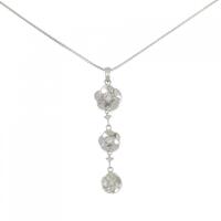 PT フラワー ダイヤモンド ネックレス 0.29CT