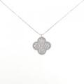 PT フラワー ダイヤモンド ネックレス 1.00CT