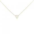 【リメイク】K18YG ダイヤモンド ネックレス 0.530ct I SI2 トリリアントカット