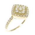 【リメイク】K18YG ダイヤモンド リング 0.50CT