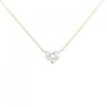 【リメイク】K18YG ダイヤモンドネックレス 0.443CT F SI2 ハートシェイプ