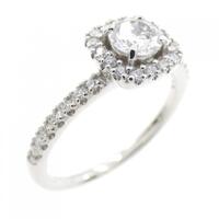 【リメイク】PT ダイヤモンド リング 0.333CT D SI1 VG