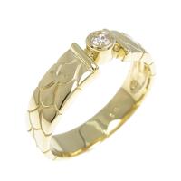 【新品】K18YG ダイヤモンド リング 0.10CT