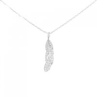 アーカー ウイングスイング ロング ネックレス 0.16CT