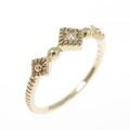 エテ ダイヤモンド ピンキーリング 0.01CT