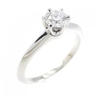 ティファニー クラシックソリティア リング 0.39CT D VS1 EXT