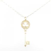 ティファニー クローバー キー ペンダント