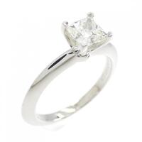ティファニー プリンセス リング 0.63CT I VS1 スクエア