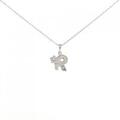 ポンテヴェキオ イニシャルR ダイヤモンドネックレス 0.03CT