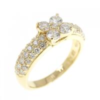 ポンテヴェキオ フラワー ダイヤモンドリング 0.70CT