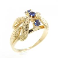 ミキモト サファイヤリング