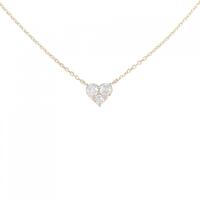 ヴァンドーム ハート ダイヤモンド ネックレス 0.22CT