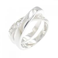 K18WG ダイヤモンド リング 0.50CT