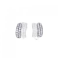 K18WG/K18BG ダイヤモンド ピアス 2.18CT