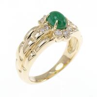 K18YG エメラルド リング 0.57CT
