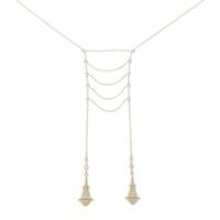 K18YG ダイヤモンド ネックレス 0.989CT