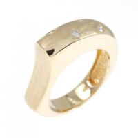 K18YG ダイヤモンド リング 0.10CT