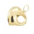 K18YG ハート ペンダント