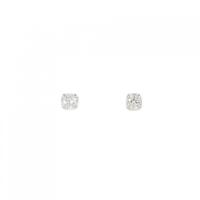 PT ソリティア ダイヤモンド ピアス 0.30CT